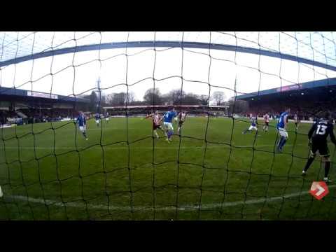 GoalCam: Billy Sharp @ Rochdale