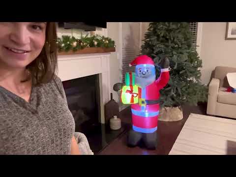 Inflatable Santa 4ft