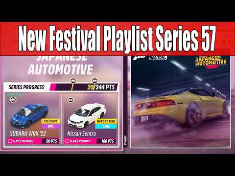 Forza Horizon 5 - New Festival Playlist Series 57 - Japanese Automotive Comeback