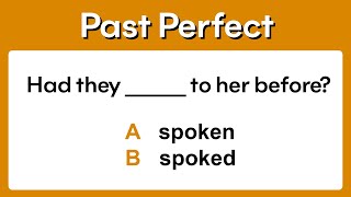 Past Perfect | Grammar quiz