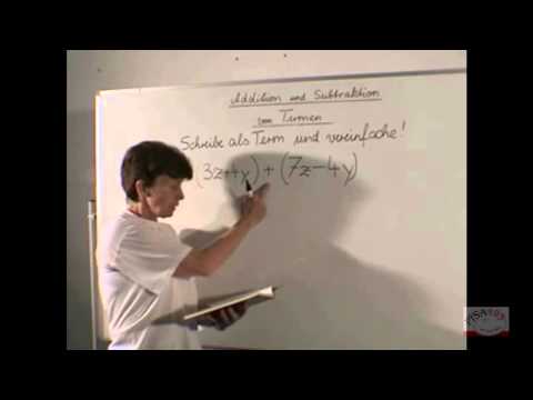 813 - Addition und Subtraktion von Termen - Schreibe als Term und vereinfache