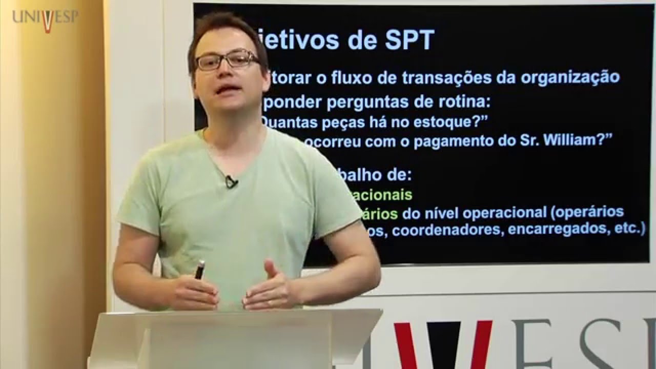 Sistemas de Informação - Aula 9 - Sistemas de processamento de transações - SPT
