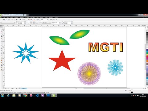 Corel Draw Tools Step by Step in Hindi Part 2 | How to use corel draw tools in Computer or Laptop