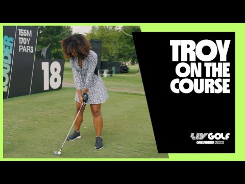 Troy Mullins takes on the 18th hole | LIV Golf Greenbrier