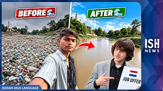 20-Year-Old Cleans River With His Own Hands, Gets Job Offer From Netherlands