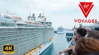 Day at Sea on Virgin Voyages Scarlet Lady 🚢 Walking Tour Cruise Ship#virgincruise #cruise #travel