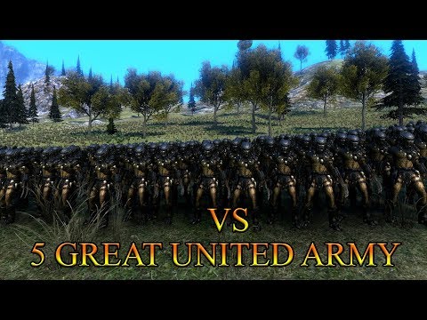 5000 PREDATOR vs 5 GREAT UNITED ARMY -  Ultimate Epic Battle Simulator