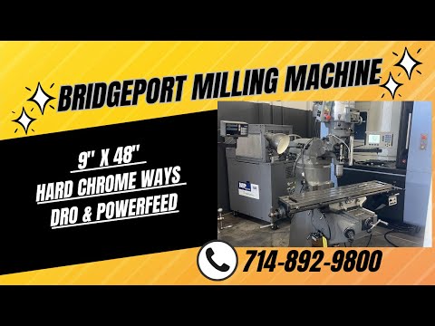 BRIDGEPORT SERIES 1 2HP 9"x48" Vertical Mills | PM Machines (1)