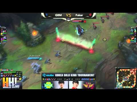 4.  Faker vs GBM - Game 2 - "The Solo King" Korean 1vs1 Tournament