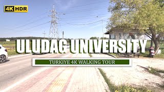 Walking Tour in Bursa, Turkey: Uludag University Entrance & Görükle Vi