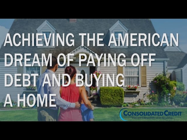 Achieving the American Dream of Paying Off Debt to Buy a Home