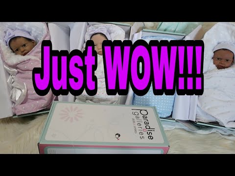 Amazing Reborn Box Openings! Can't Afford Reborn Baby Dolls, Paradise Galleries Dolls Are AMAZING Video