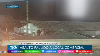 Detienen en flagrancia robo de local en Centro Comercial Brasil