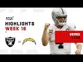 Derek Carr Highlights vs. Chargers | NFL 2019