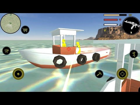 Stickman Rope Hero Vice Town Crime Simulator #64 (Naxeex LLC) Android Gameplay HD