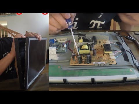 Repair LCD Monitor In 5 Minutes,  Works Most of The Time