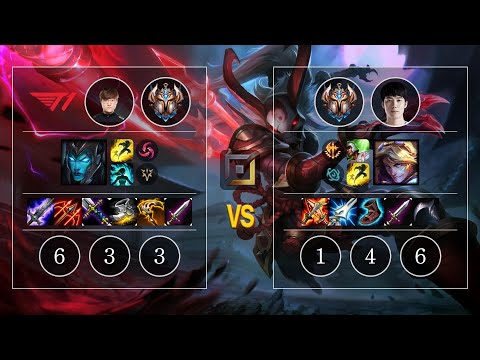 T1 Teddy Kalista vs Kramer Ezreal Bot - KR Challenger Patch 10.11