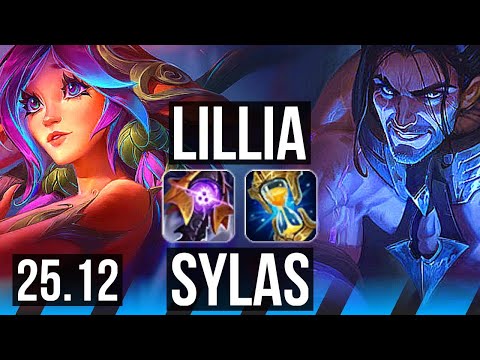 LILLIA vs SYLAS (MID) | Rank 8 | KR Challenger | 25.12