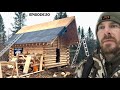 Winter Log Cabin Build on Off-Grid Homestead |EP20|