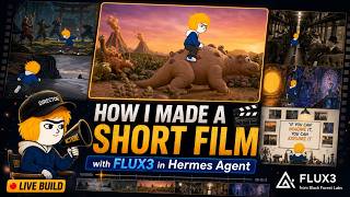 ภาพปก: How I Made a Short Film with FLUX3 in Hermes Agent