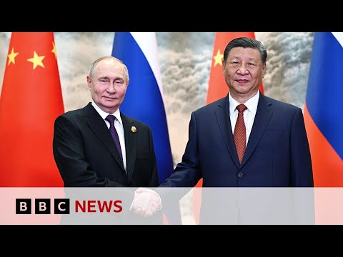 普丁在中國會面習近平，兩國領導人推動烏克蘭戰爭的「政治解決」 (Putin visits Xi in China as leaders push for 'political solution' to Ukraine war | BBC News)