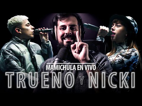 ME ESTAN ESTAFANDO | REACCION a Trueno, Nicki Nicole - Mamichula | ATREVIDO EN VIVO