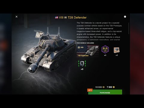 Wanna buy? The ultimative T28 Defender test starts at 1.45 | World of Tanks Blitz
