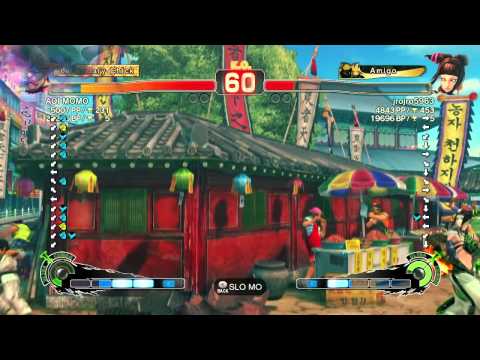 AOI MOMO (M.Bison) vs jrojro5963 (juri) - SUPER STREET FIGHTER 4 AE Ver.2012 [720P]