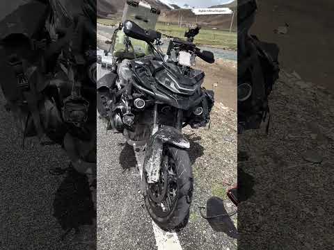 100+ speed mistake—800mt crash (awareness only) #800mt #femalerider #pov
