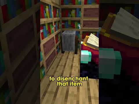 How to Disenchant Items in Minecraft | #shorts #minecraft