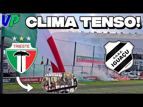 JOGÃO e CLIMA TENSO no CLÁSSICO DA POLENTA pela TAÇA PARANÁ 2025! | Trieste 2 X 2 Iguaçu