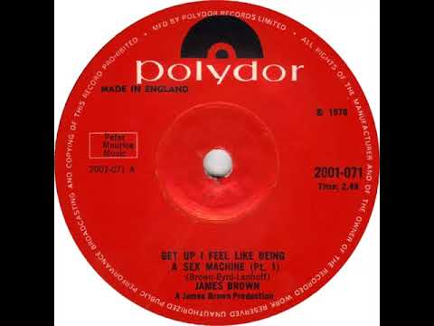 UK New Entry 1970 (182) James Brown - Get Up I Feel Like Being A Sex Machine (Pt. 1)