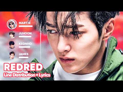 CORTIS - REDRED (Line Distribution + Lyrics Karaoke) PATREON REQUESTED