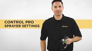 Wagner Control Pro High Efficiency Airless Paint Sprayer Settings