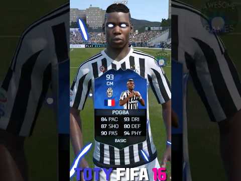 TEAM OF THE YEAR IN FIFA 16! (TOTY) #shorts #toty #fifa #fc24 #eafc24