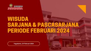 Download lagu [LIVE] Wisuda Sarjana & Pascasarjana UJB Periode Februari 2024 Sesi [1] mp3