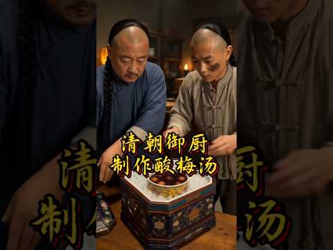我沉浸式体验了清朝御厨制作古法酸梅汤的过程 #历史故事 #故事分享 #清朝 #movie