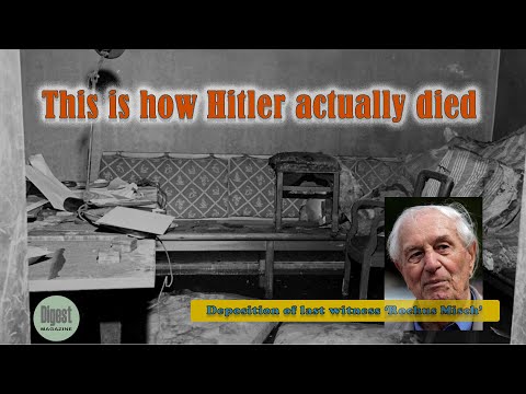 Deposition of Last Witness Rochus Misch Reveals How Hitler Actually Died