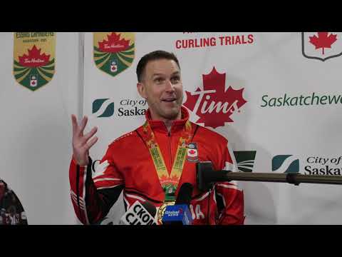 Media Scrum - Men’s Finals - 2021 Tim Hortons Curling Trials