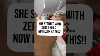From complete beginner to making her own skirt in 8 weeks #skilledhands #diy #sewing #sewingblogger