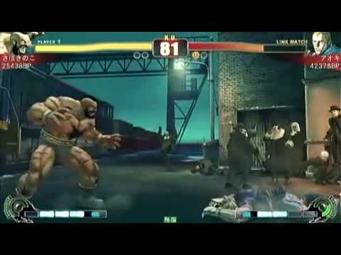 SF4:Sabokinoko (Za) vs Aoki (Ab) - Qualifiers - Japan National Tournament