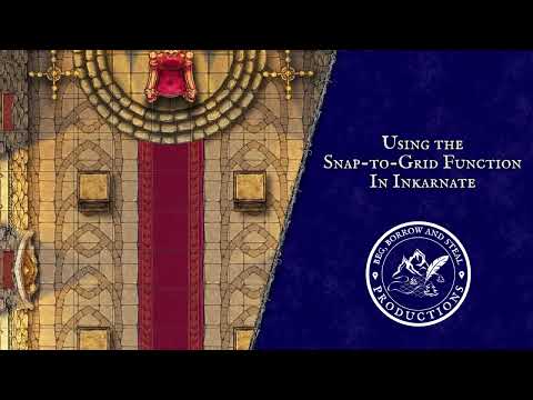 Using the Snap to Grid Function in Inkarnate