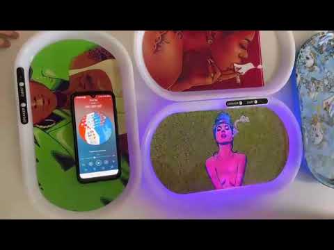 LED ROLLING TRAY WITH SPEAKER!