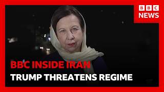 BBC Inside Iran: as Trump threatens “something very tough” if talks fail | BBC News