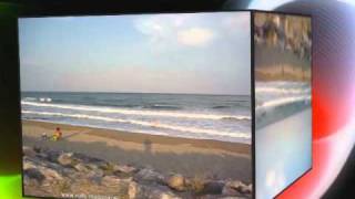 preview picture of video 'A la plage naturiste d'Aphrodite Village - pas beau temps'