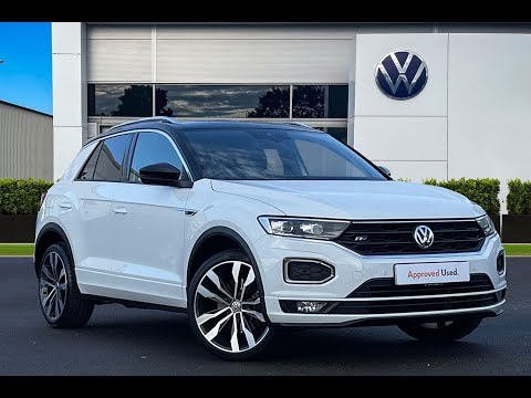 Volkswagen T-ROC R-Line 1.6 TDI 115ps Pure White Used | Wrexham Volkswagen
