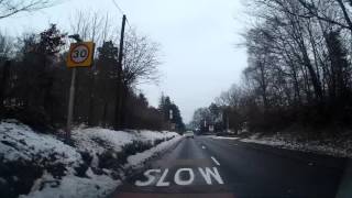 Winter Drive To Pitlochry Highland Perthshire Scotland