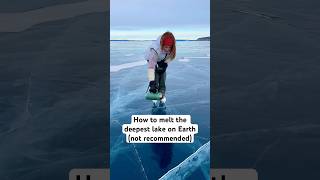 DON’T waste your time watching THIS 😮 #baikal #siberia #ice #water #asmr #oddlysatisfying
