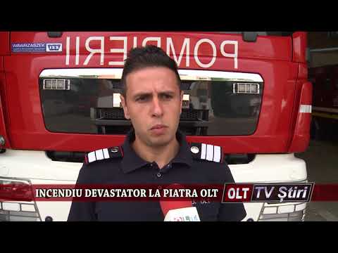 INCENDIU DEVASTATOR LA PIATRA OLT 0509