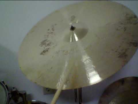 22" Mattia Bourgis rain drop cymbal, 2303g, 100% handmade from turkish b20 blanks